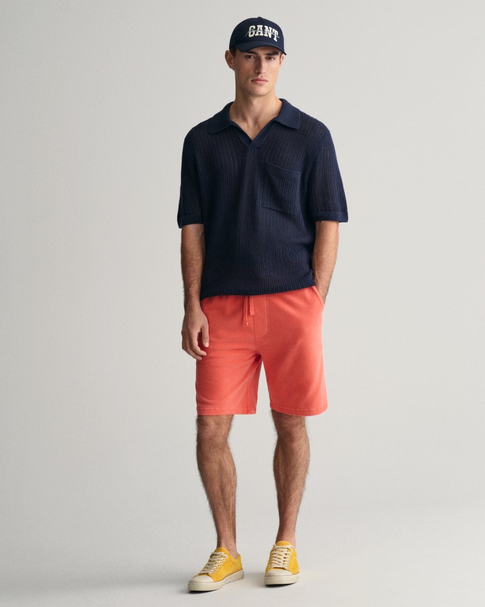 GANT Mens Sunfaded Shorts - 828 Burnt Orange