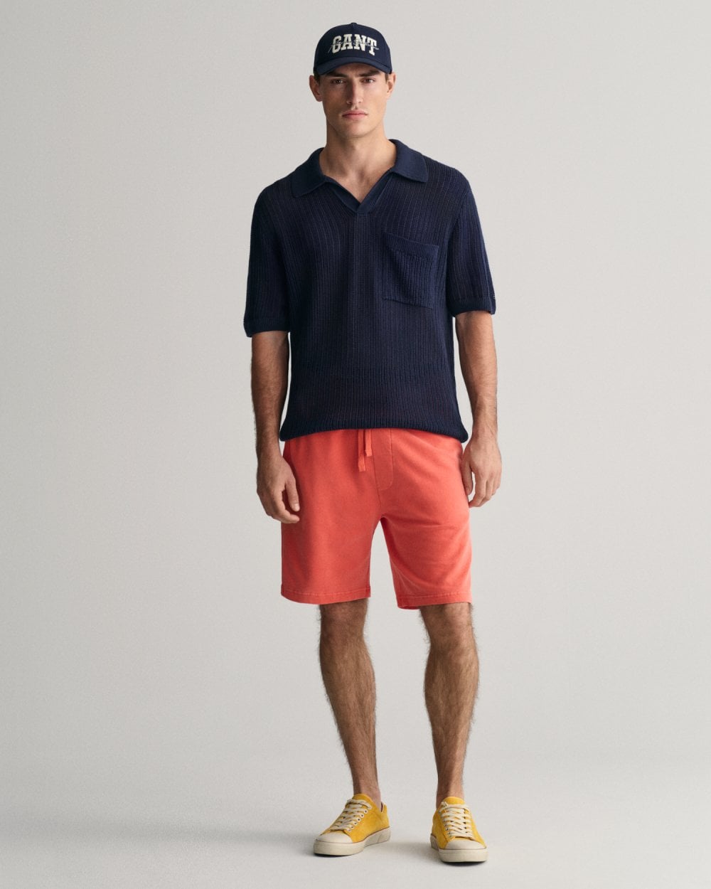 GANT Mens Sunfaded Shorts - 828 Burnt Orange