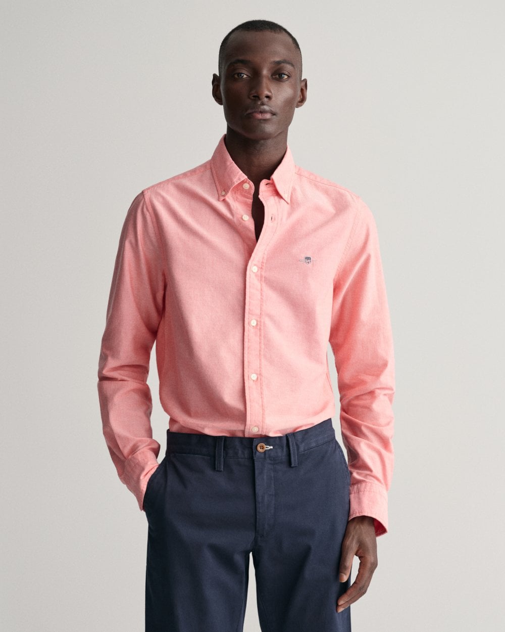 GANT Mens Slim Fit Long Sleeve Oxford Shirt