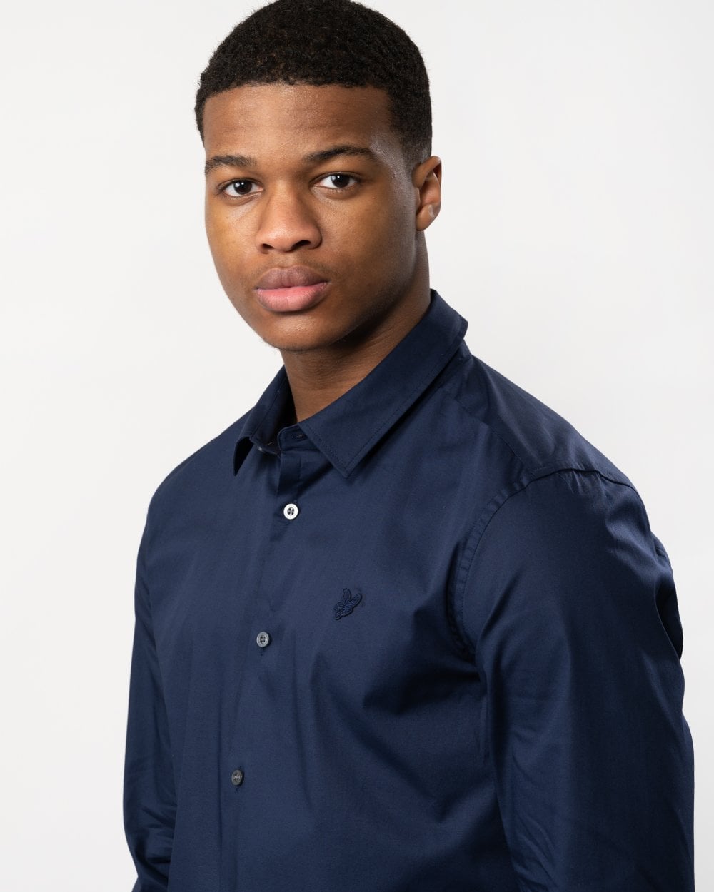 Lyle & Scott Lyle & Scott Mens Long Sleeve Slim Poplin Shirt