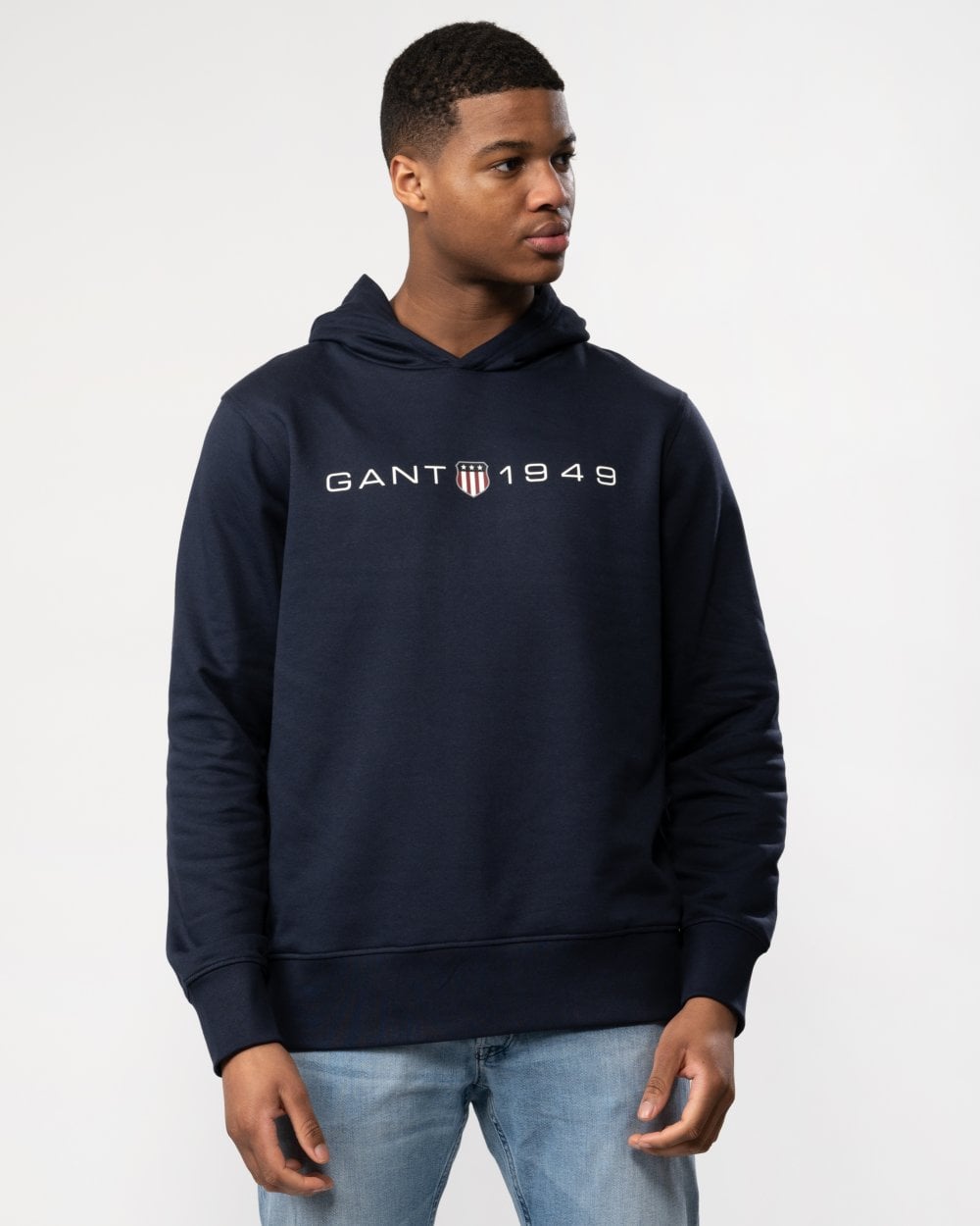 GANT Mens Printed Graphic Hoodie