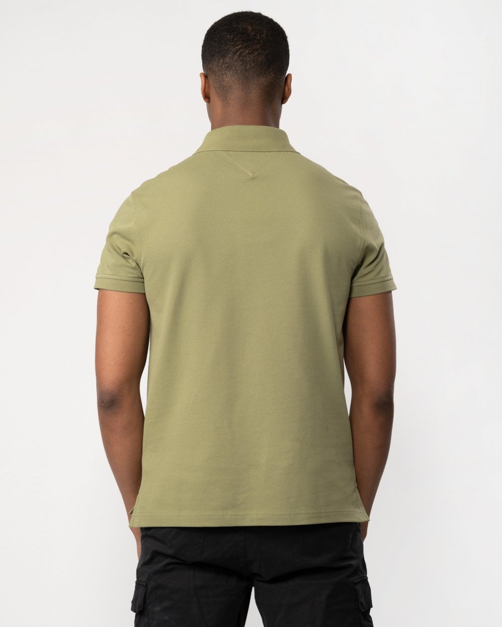 Tommy Hilfiger Core 1985 Slim Mens Polo Shirt - Faded Olive