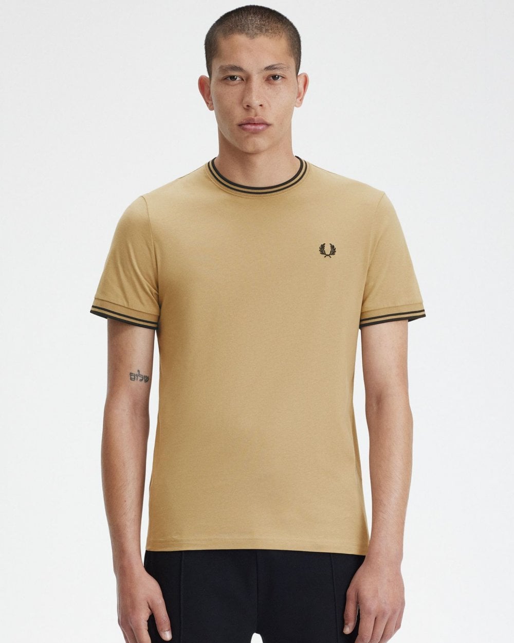 Fred Perry Mens Twin Tipped T-Shirt