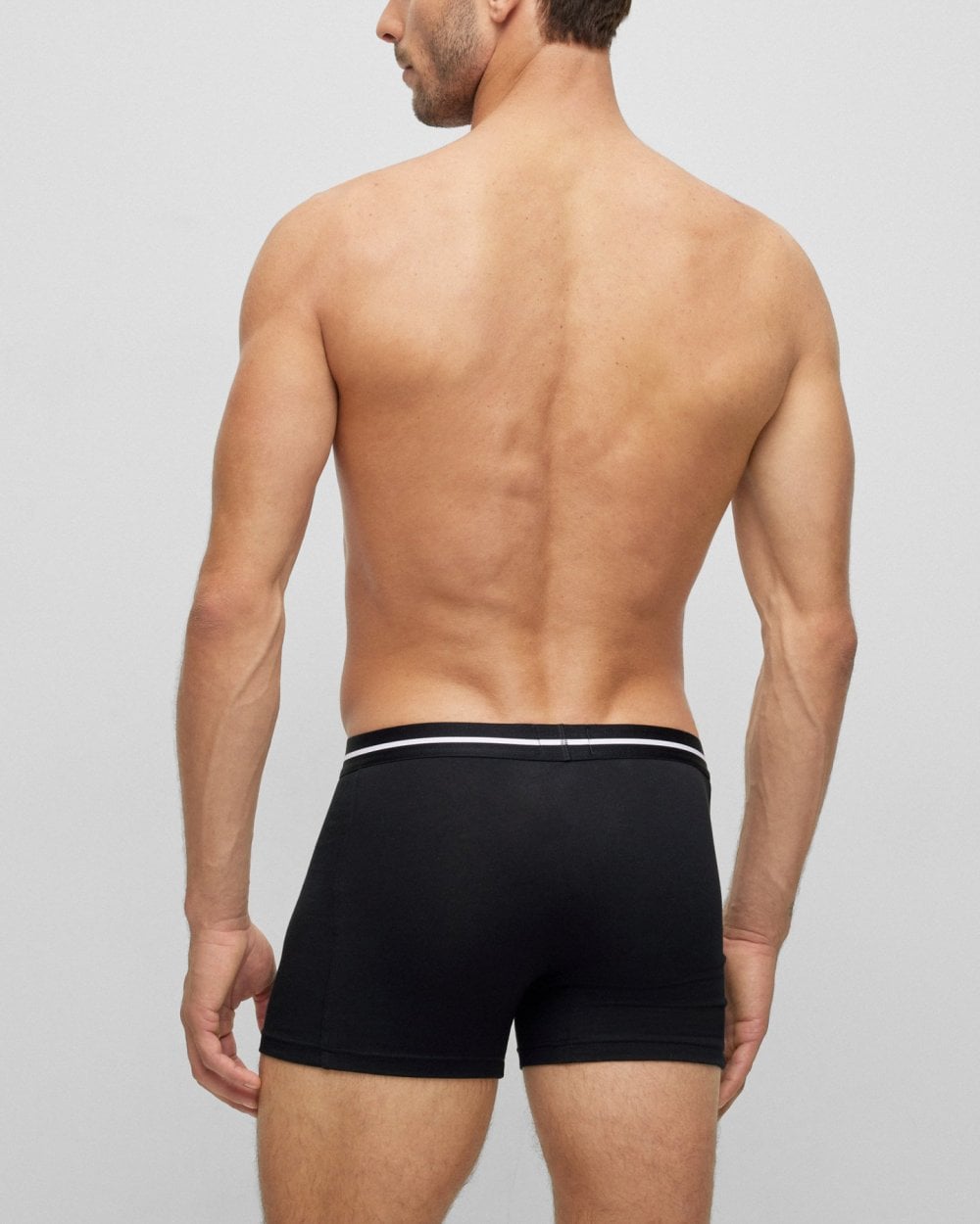 BOSS Orange Bold 3-Pack Mens Trunks NOS - Black 001