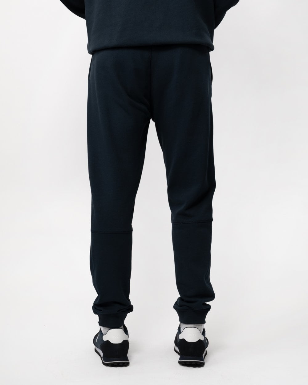 BOSS Orange Sestart Mens Cotton-Terry Tracksuit Bottoms With Logo Patch NOS - Dark Blue 404