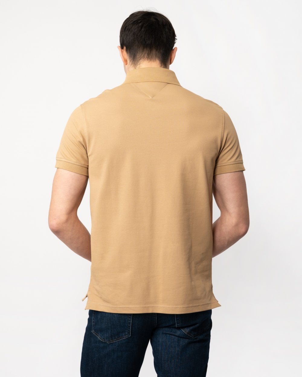 Tommy Hilfiger Core 1985 Slim Mens Polo Shirt - Classic Khaki