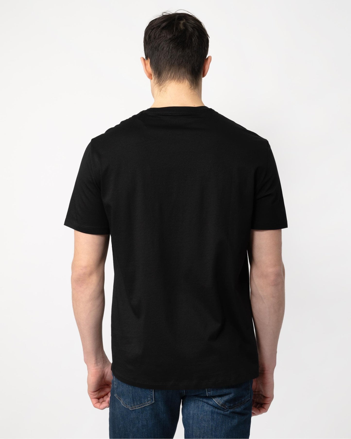 Armani Exchange Armani Exchange Mens Metallic Eagle Graphic T-Shirt