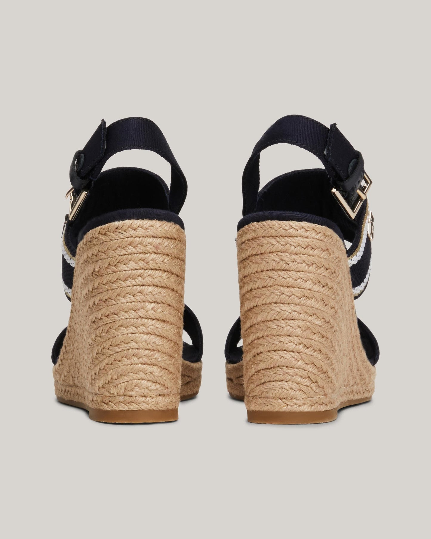 Tommy Hilfiger Webbing Womens High Wedge Espadrilles