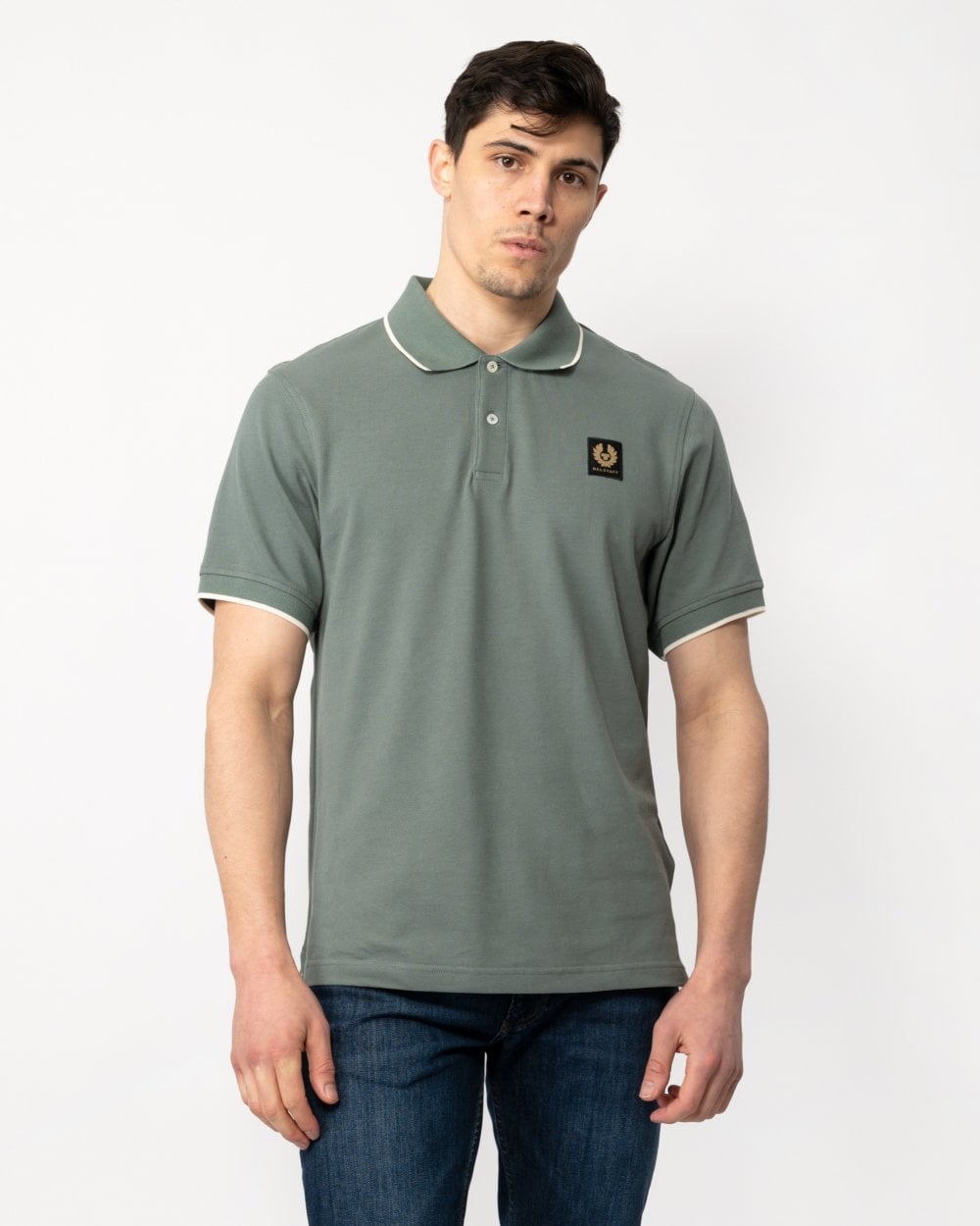 Belstaff Mens Tipped Polo