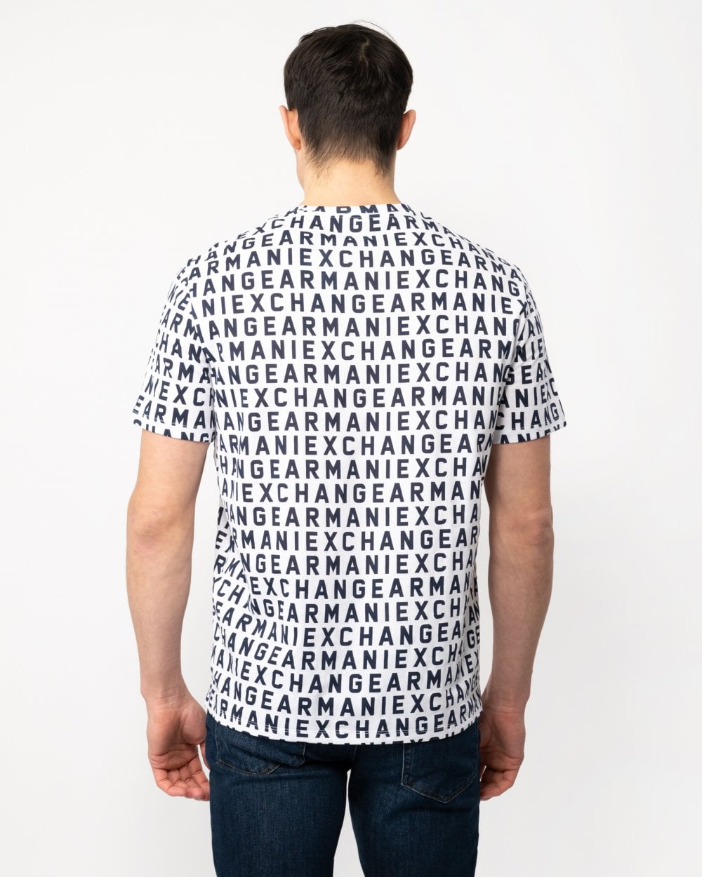 Armani Exchange Armani Exchange Mens AOP Logo T-Shirt