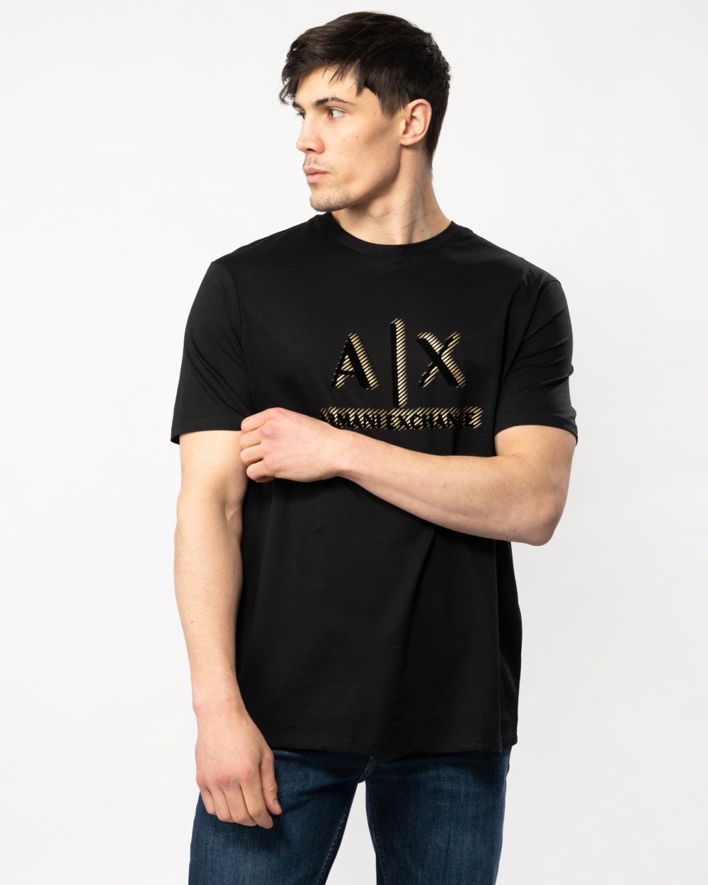 Armani Exchange Armani Exchange Mens 3D A|X Logo T-Shirt