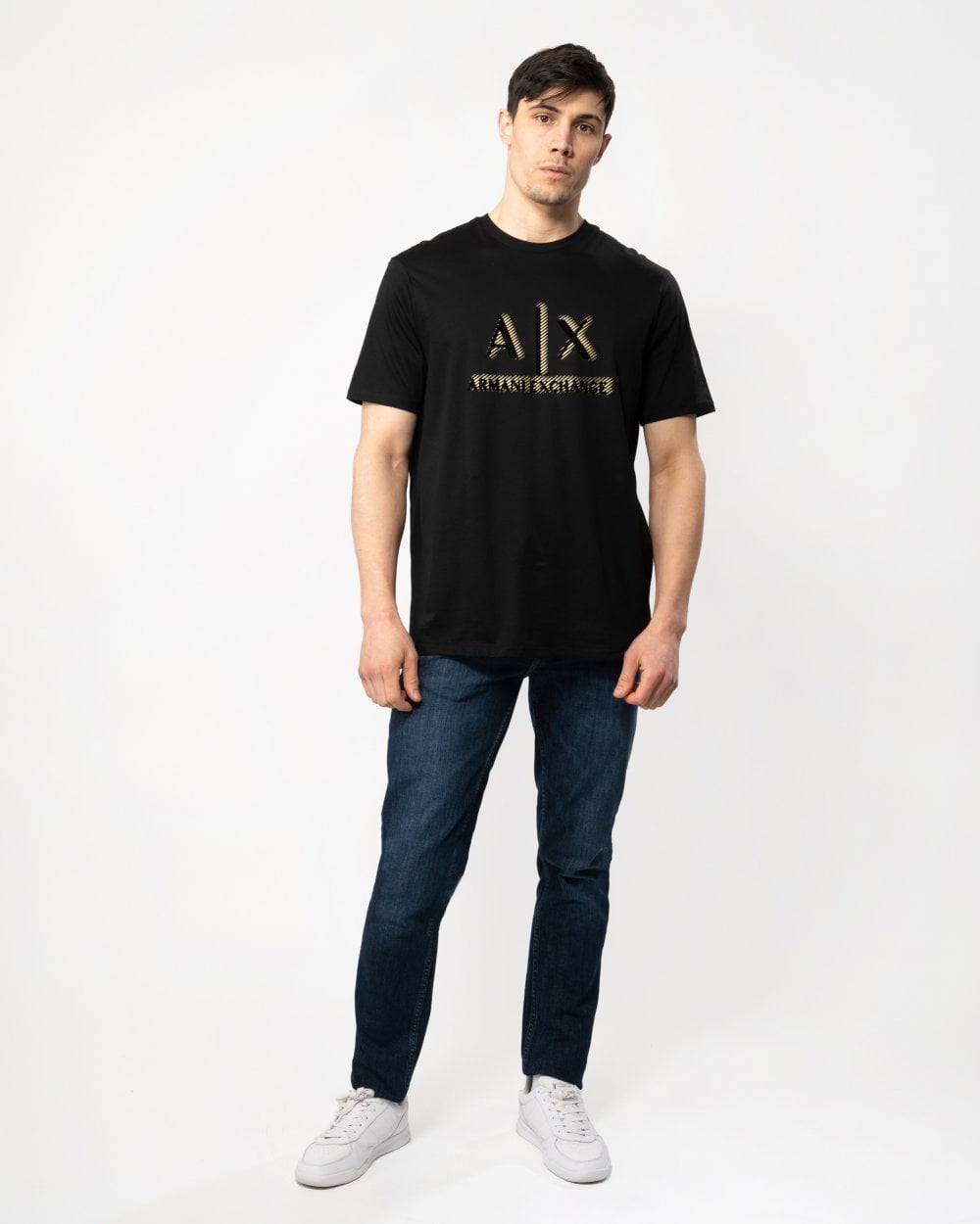 Armani Exchange Armani Exchange Mens 3D A|X Logo T-Shirt