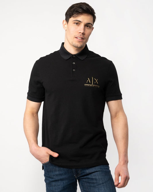 Armani Exchange Armani Exchange Mens 3D A|X Logo Polo