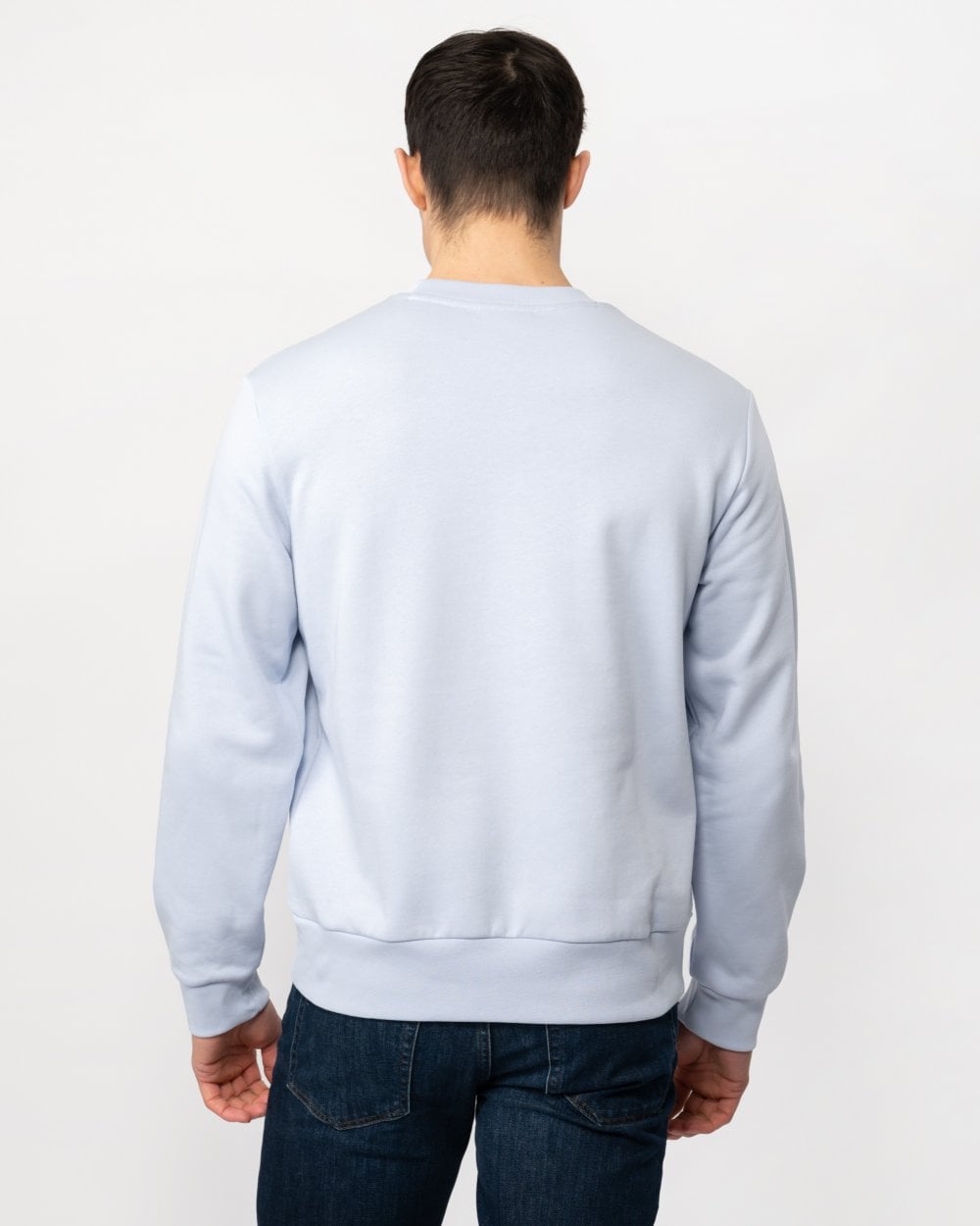 Lacoste Mens Crew Neck Fleece Sweatshirt - Phoenix Blue J2G