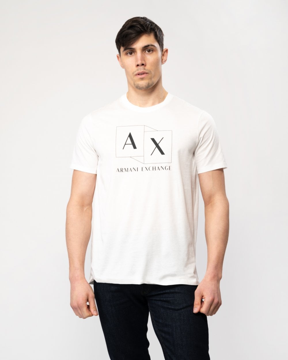 Armani Exchange Mens Graphic Logo T-Shirt