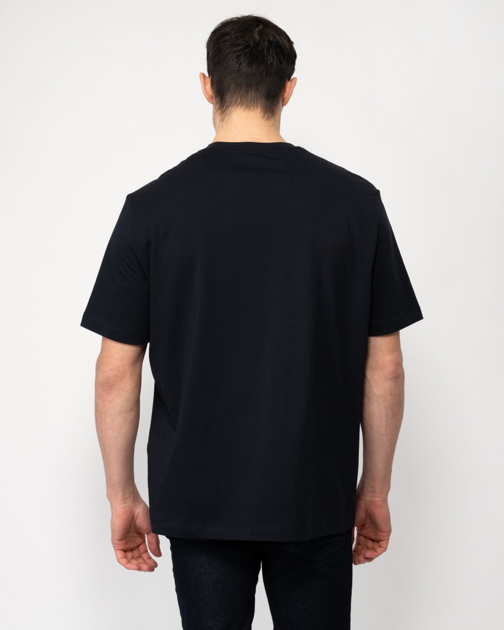 Armani Exchange Armani Exchange Mens Stripe Logo T-Shirt