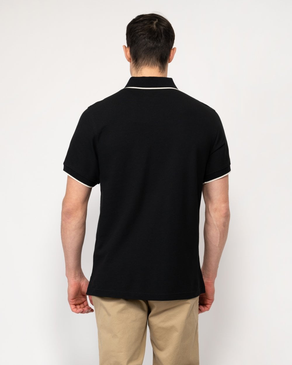 Belstaff Mens Tipped Polo - Black