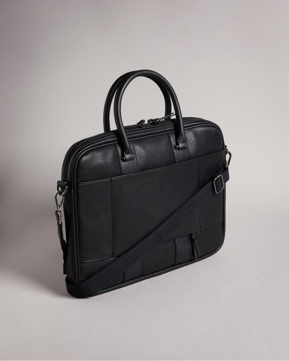 Ted Baker Nevver Striped PU Document Bag