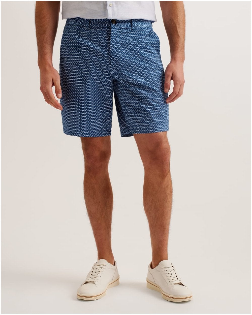 Ted Baker Ted Baker Dulwick Mens Geometric Print Chino Shorts