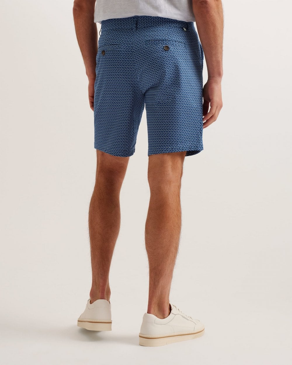 Ted Baker Ted Baker Dulwick Mens Geometric Print Chino Shorts