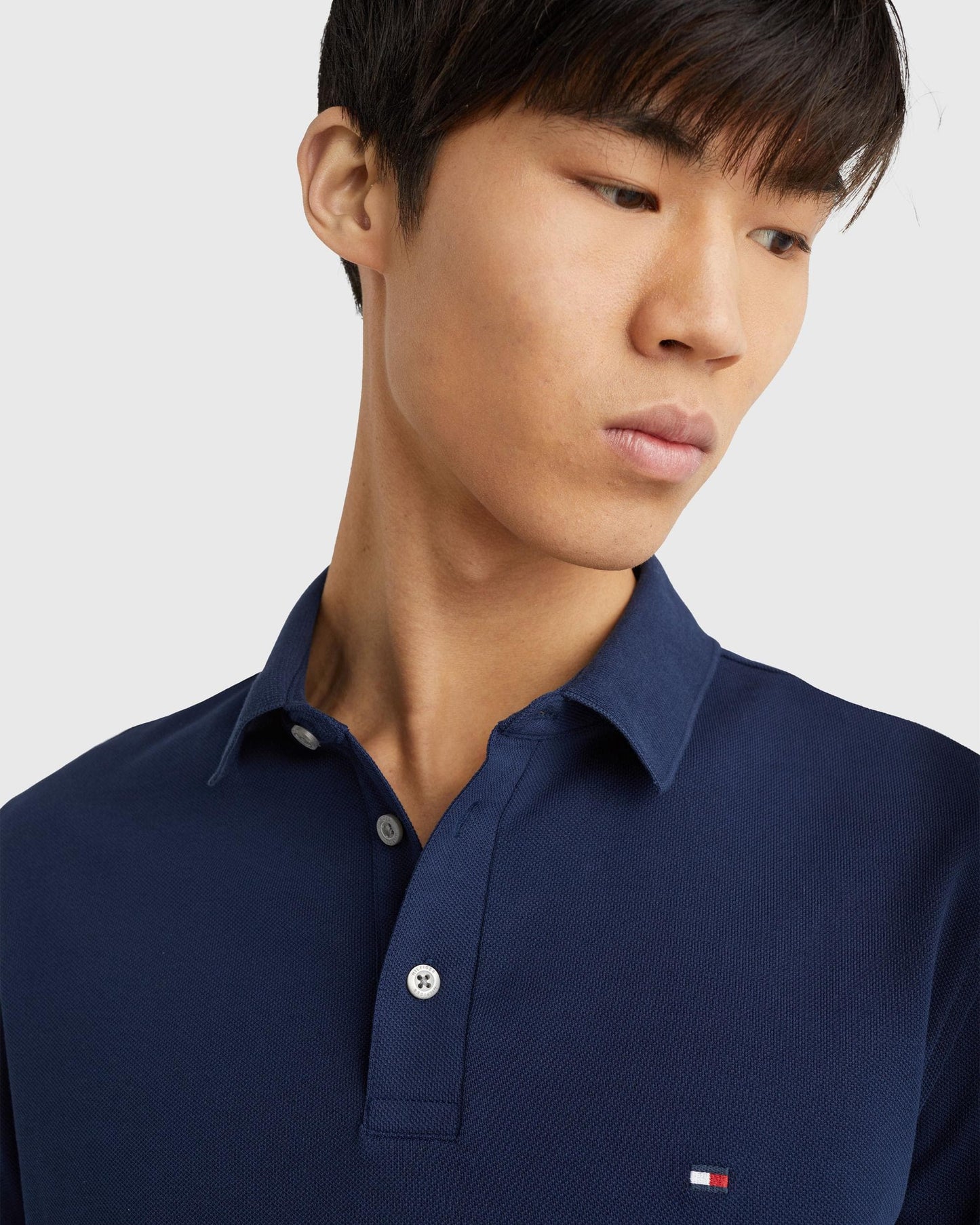 Tommy Hilfiger Core 1985 Slim Mens Polo Shirt - Carbon Navy