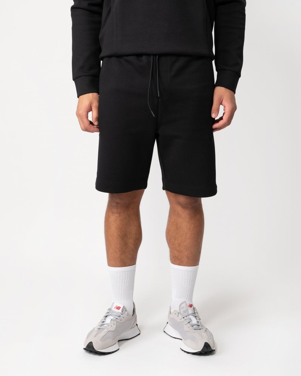 BOSS Green Headlo 1 Mens Cotton-Blend Shorts with 3D-Moulded Logo