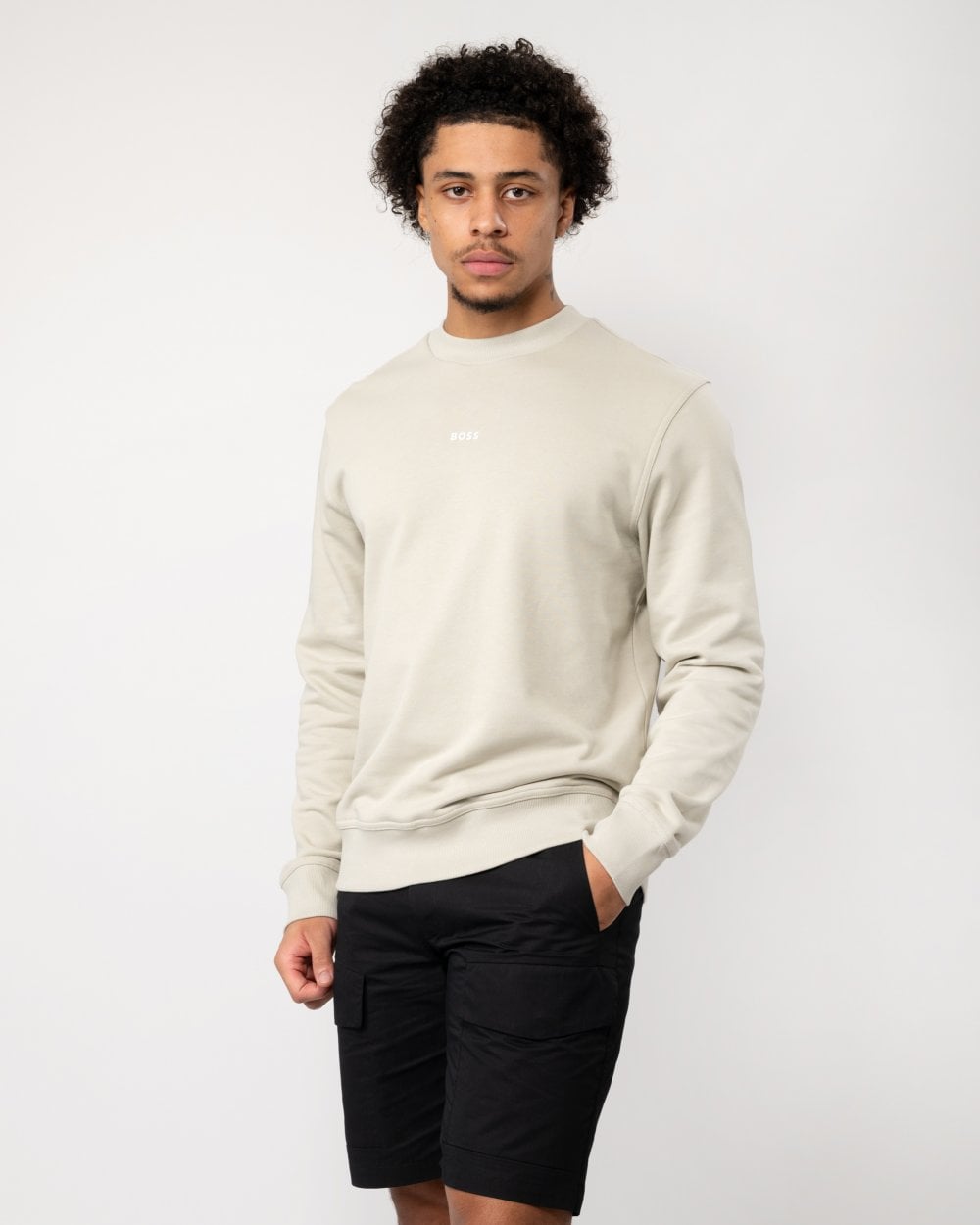 BOSS Orange WeSmallcrew Mens Sweatshirt