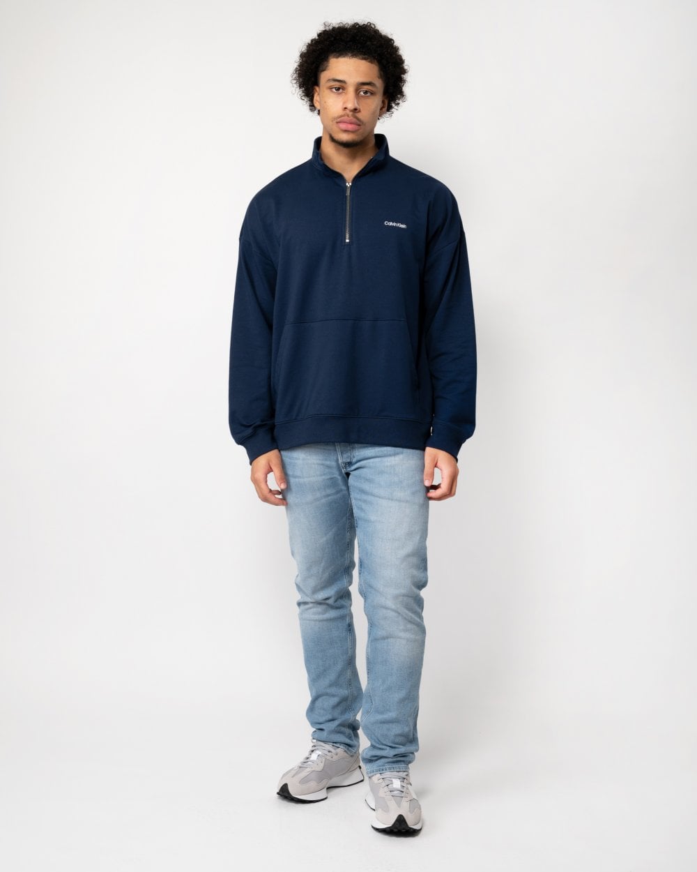 Calvin Klein Calvin Klein Modern Cotton Lounge Mens Long Sleeve Quarter Zip