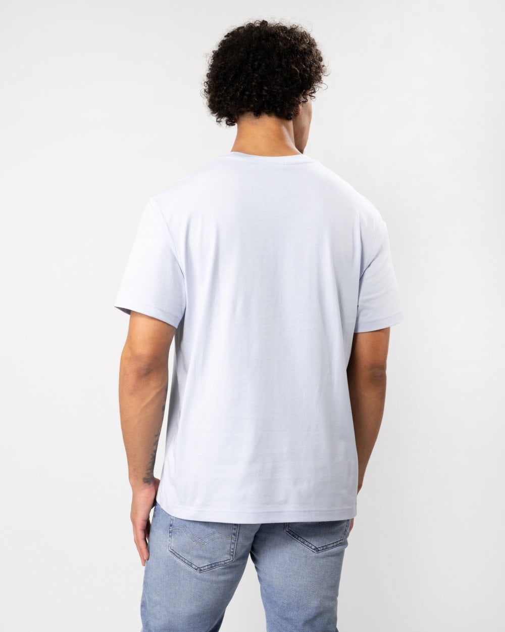 Lacoste Mens Classic Fit Cotton Jersey T-Shirt - Phoenix Blue J2G