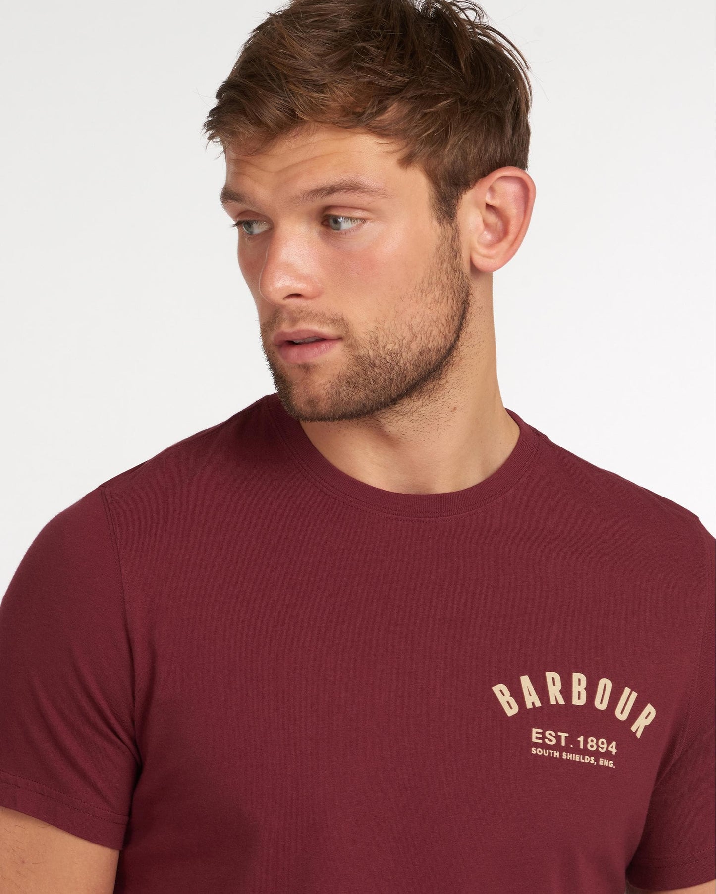 Barbour Preppy Mens T-Shirt - Ruby