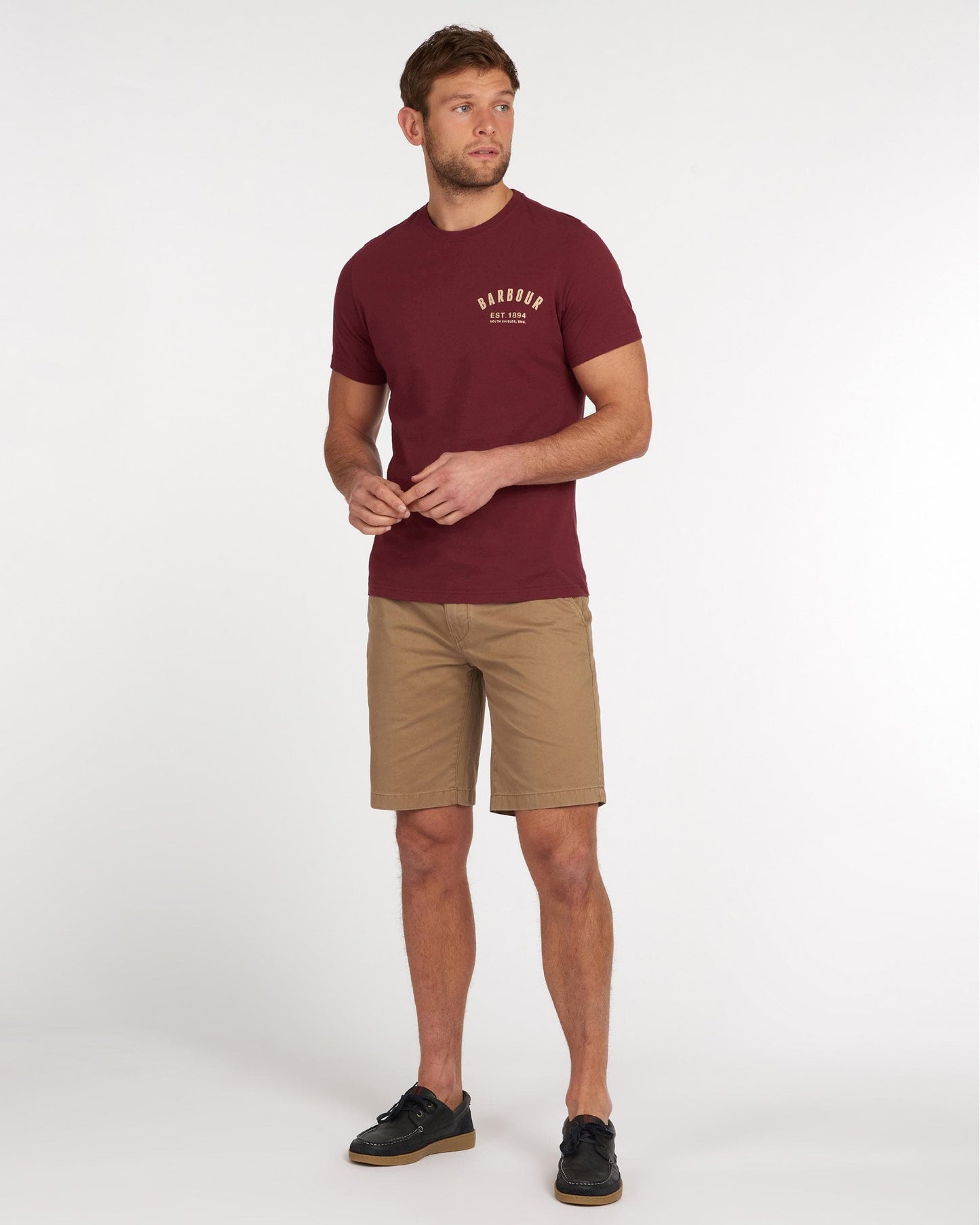 Barbour Preppy Mens T-Shirt - Ruby