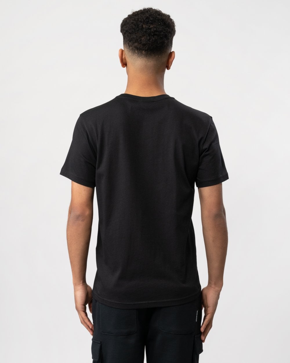 Emporio Armani Mens Logoband Beach T-Shirt - Black