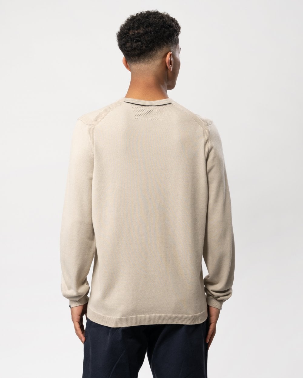 BOSS Green Ever-X Crew Neck Mens Jumper - Natural 271
