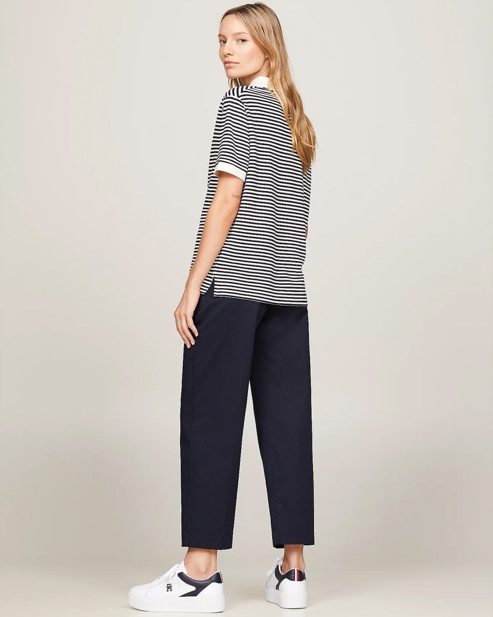 Tommy Hilfiger Relax Open Placket Lyocell Womens Polo