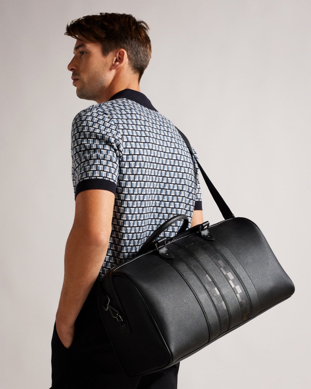 Ted Baker Waylin House Check PU Holdall