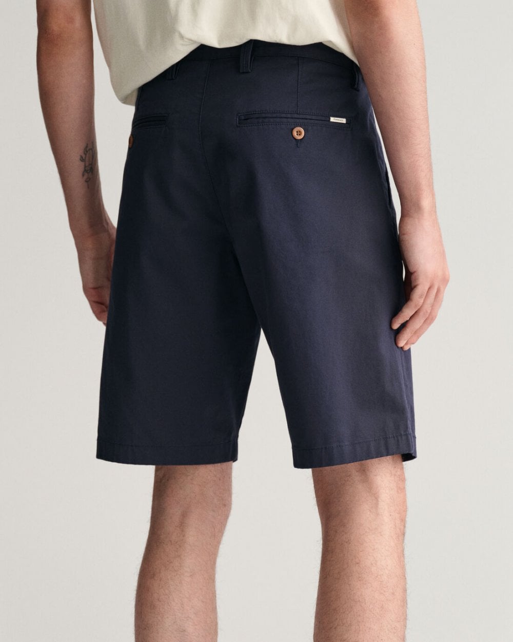 GANT Mens Relaxed Twill Shorts - 410 Marine