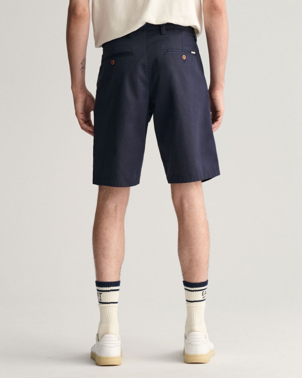 GANT Mens Relaxed Twill Shorts - 410 Marine