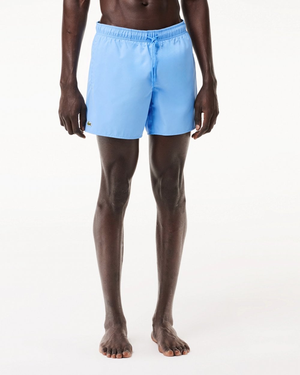 Lacoste Mens Light Quick-Dry Swim Shorts - Blue/Green INI