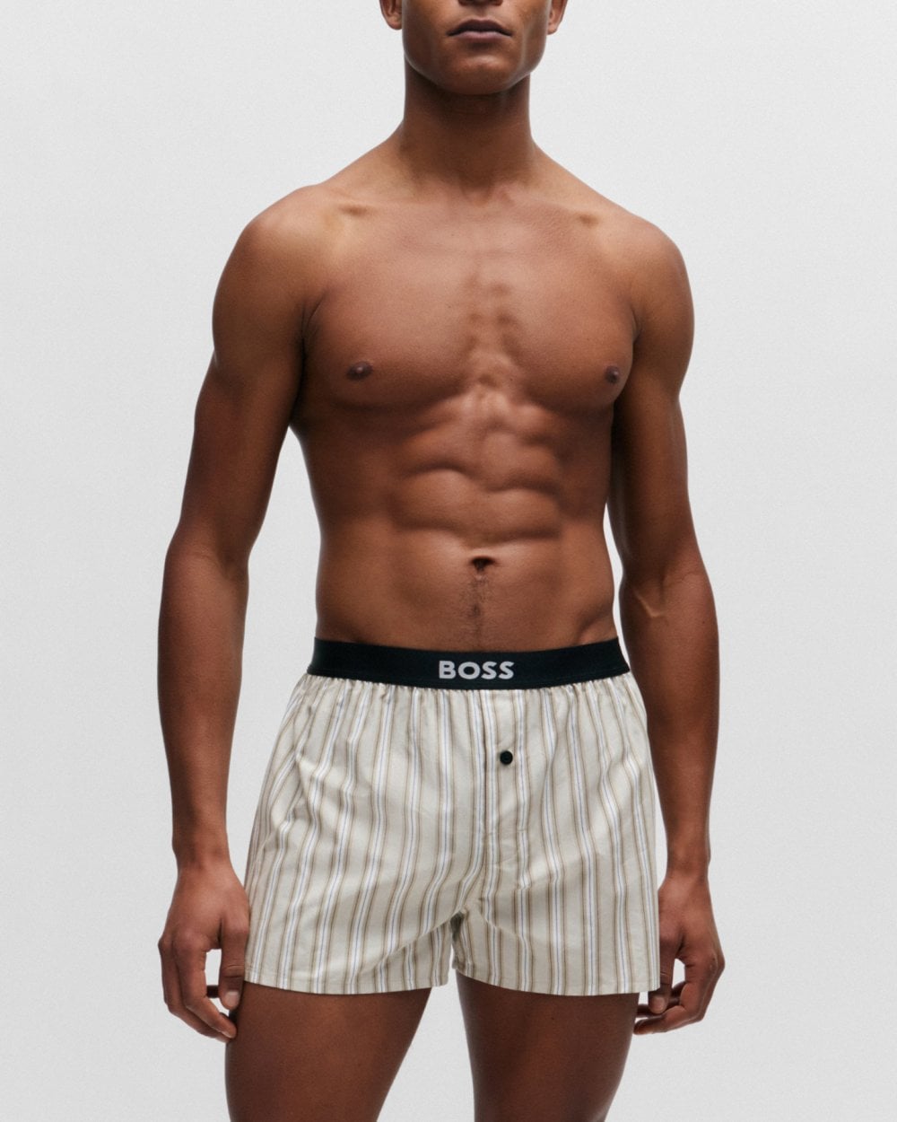 BOSS Orange BOSS Orange Mens 2 Pack Cotton Pyjama Shorts with Logo Waistbands