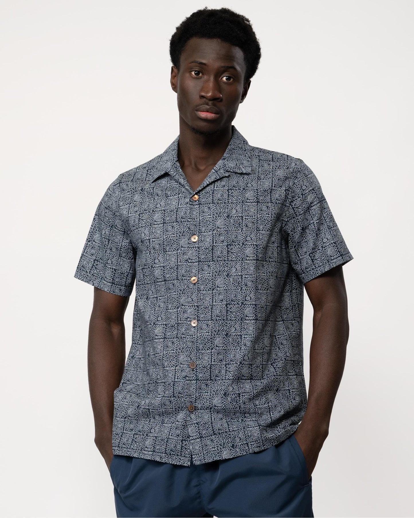 Paul Smith PS Paul Smith Mens Regular Fit Short Sleeve Printed Shirt