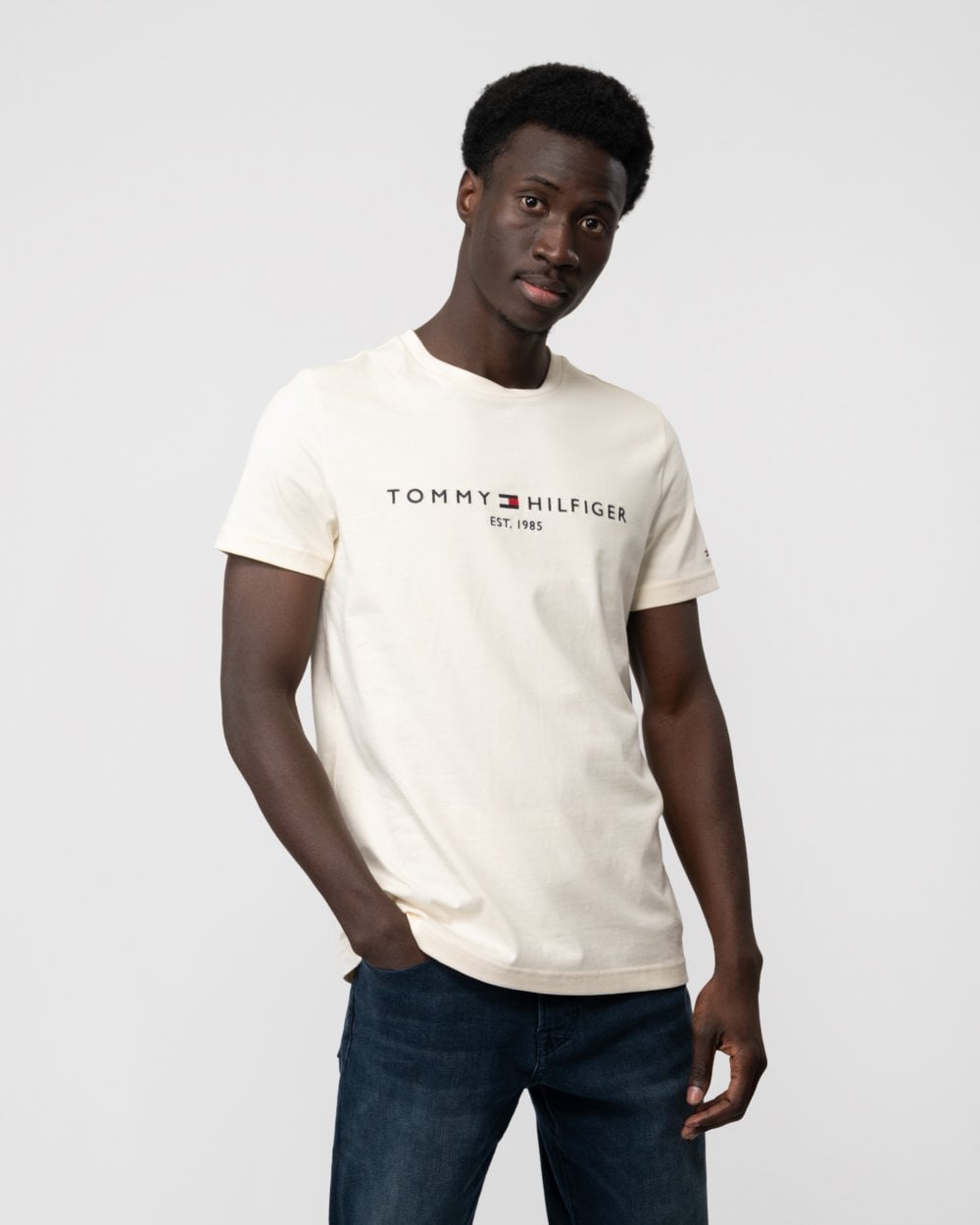 Tommy Hilfiger Tommy Logo Basic Mens T-Shirt
