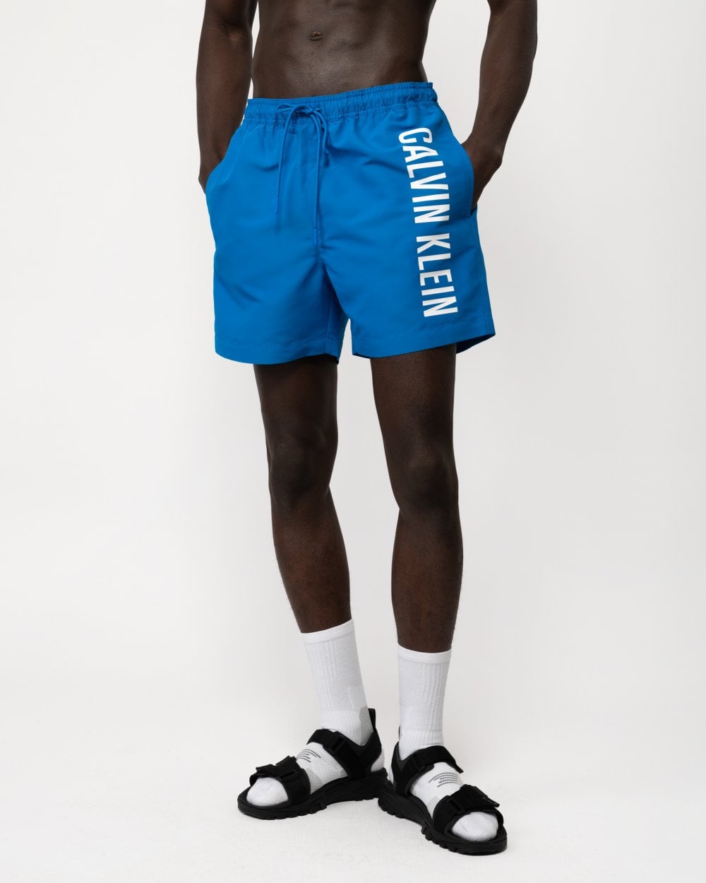 Calvin Klein Intense Power Mens Medium Drawstring Swimshorts