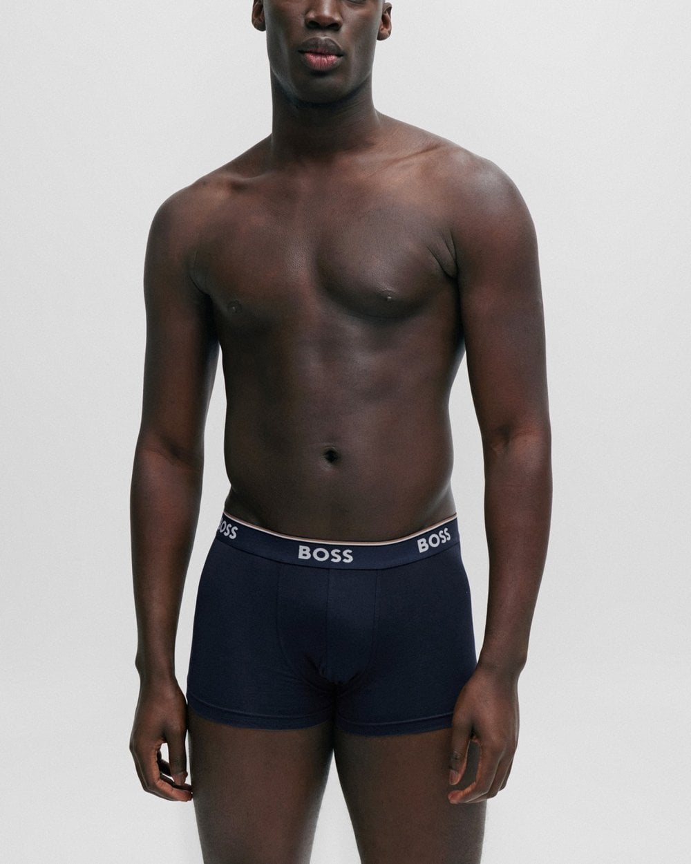 BOSS Orange BOSS Orange Power Design 3-Pack Mens Stretch-Cotton Trunks with Logo Waistbands