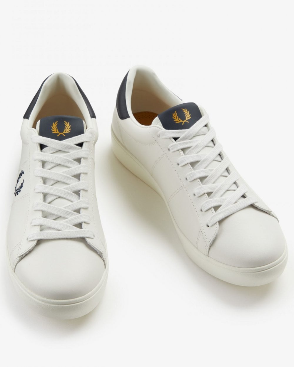 Fred Perry Spencer Mens Leather Trainers NOS