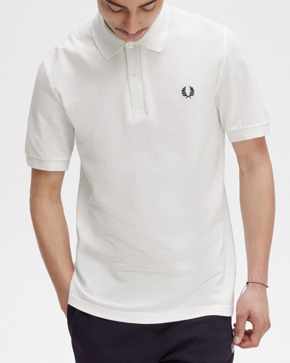 Fred Perry Mens Original Tennis Shirt NOS - White 100