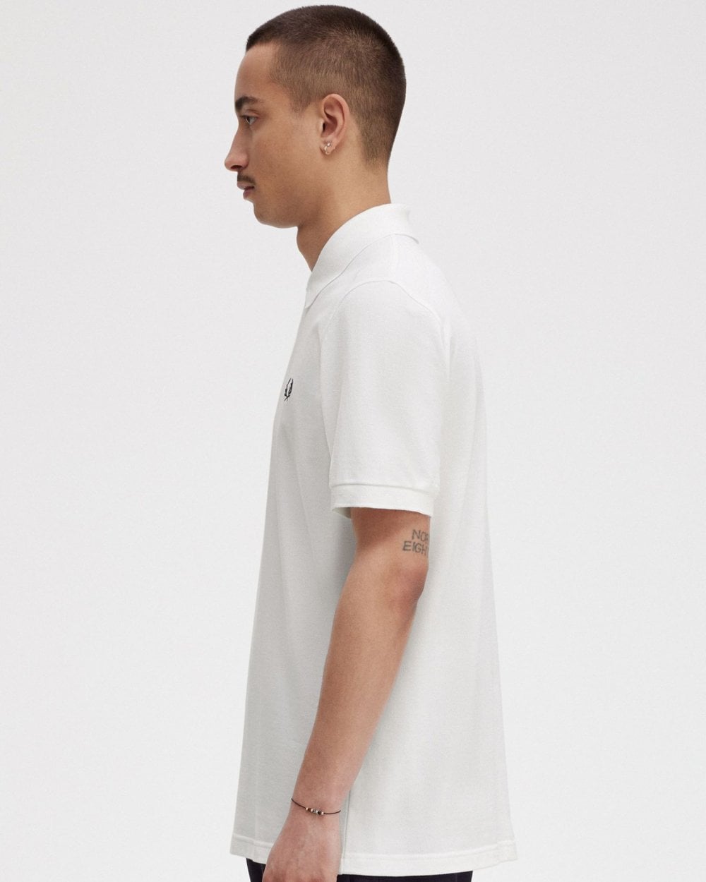 Fred Perry Mens Original Tennis Shirt NOS - White 100