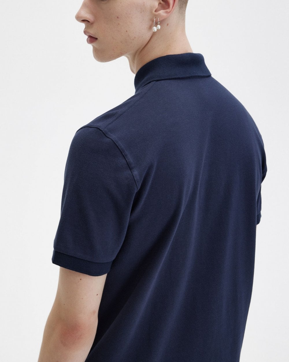Fred Perry Mens Original Tennis Shirt NOS - Navy 795
