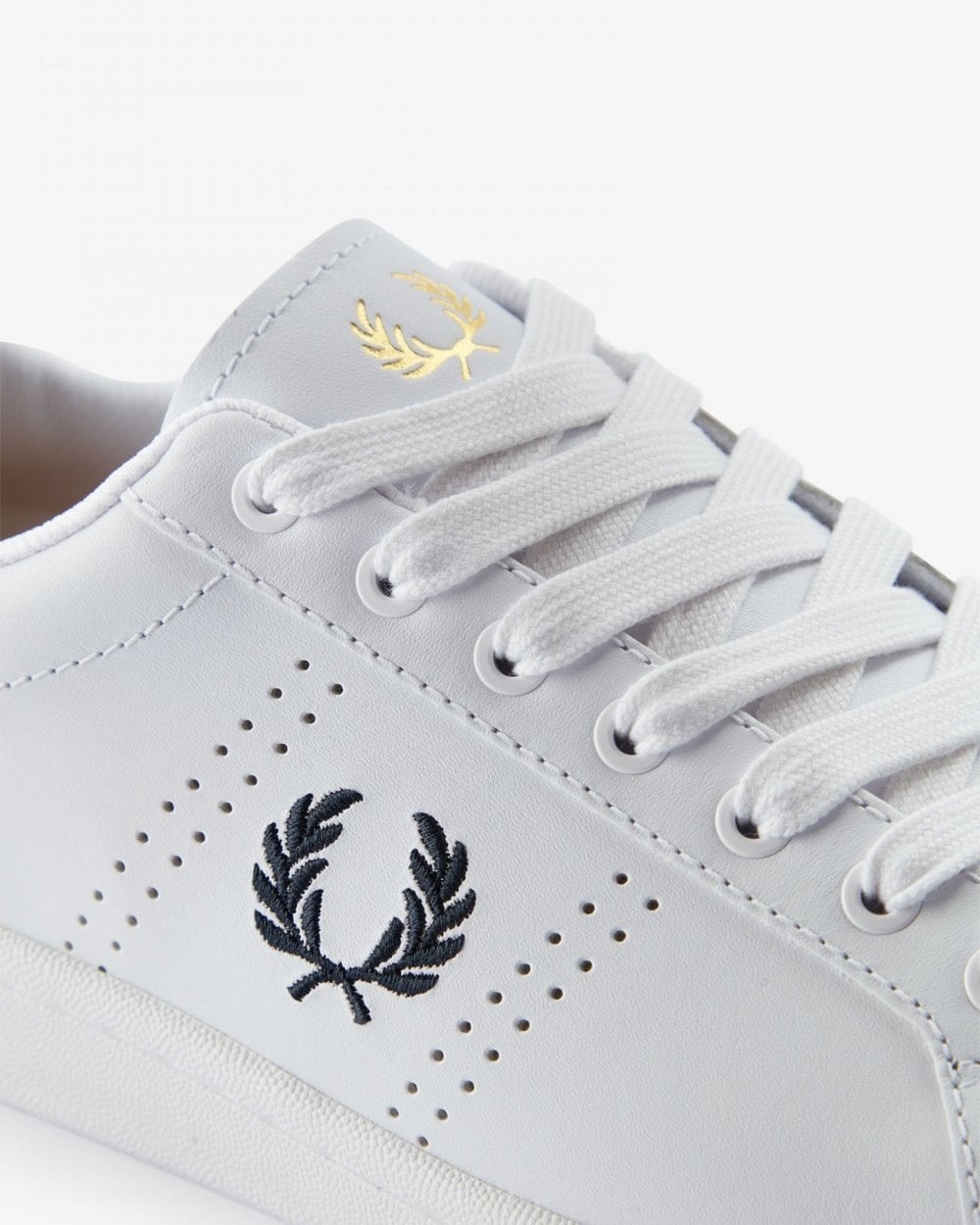 Fred Perry B721 Mens Leather Trainers NOS