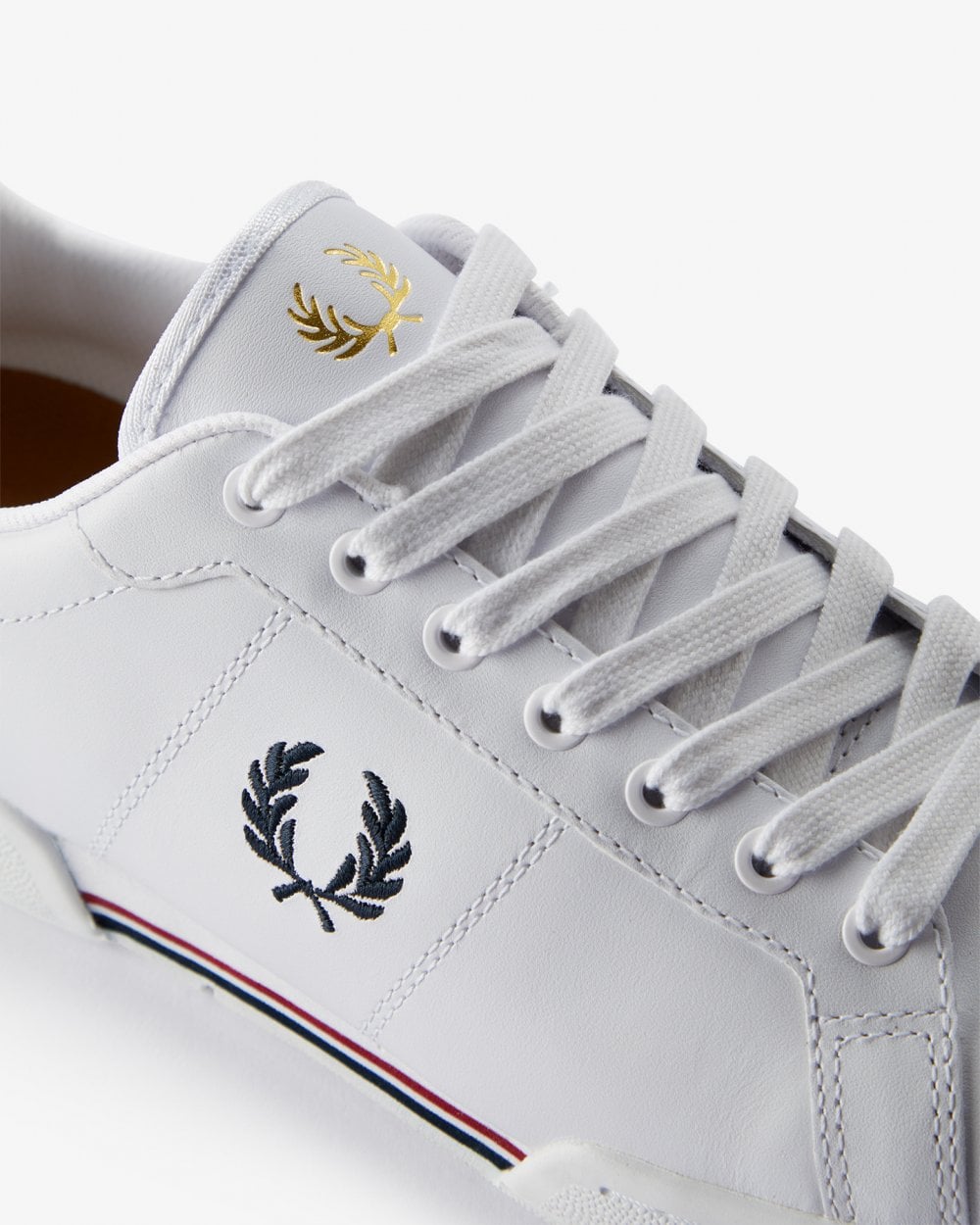 Fred Perry B722 Mens Leather Trainers NOS