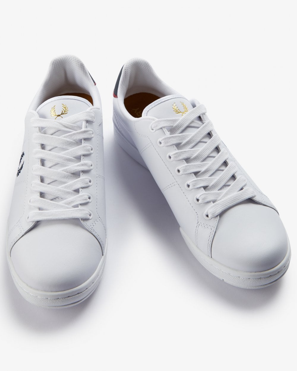Fred Perry B722 Mens Leather Trainers NOS